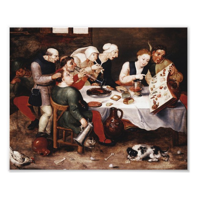 Hieronymus Bosch - Bacchus Singers Fototryck (Framsidan)