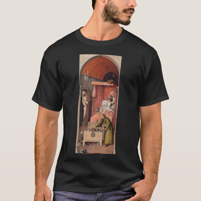 Hieronymus Bosch - död och hjortdjur T Shirt (Framsida)