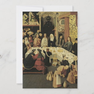 Hieronymus Bosch - Giftermål-festen i Cana Inbjudningar