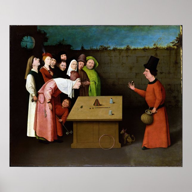 Hieronymus Bosch konjuren Poster (Framsidan)