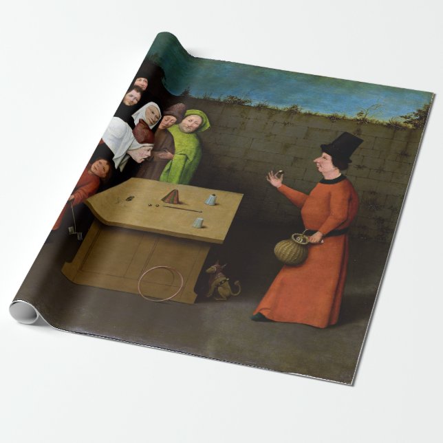 Hieronymus Bosch konjuren Presentpapper (Utrullad)