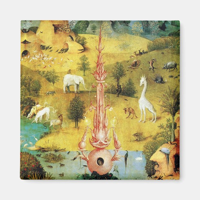Hieronymus Bosch-målarkonst Magnet (Framsidan)