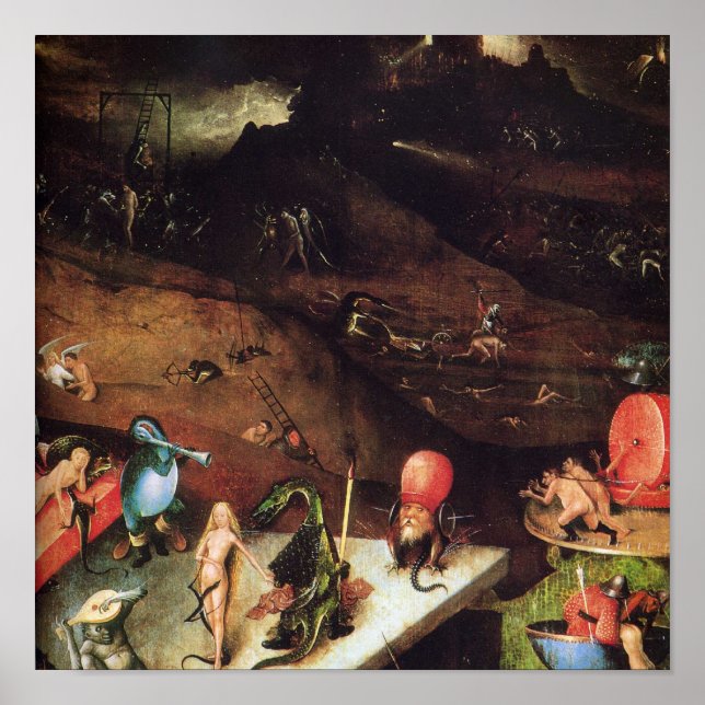 Hieronymus Bosch-målarkonst Poster (Framsidan)