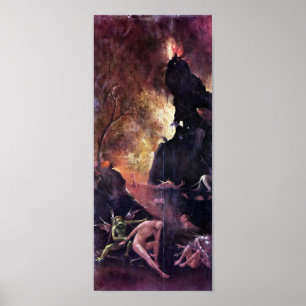 Hieronymus Bosch-resten av flödet Poster