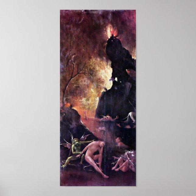 Hieronymus Bosch-resten av flödet Poster (Framsidan)