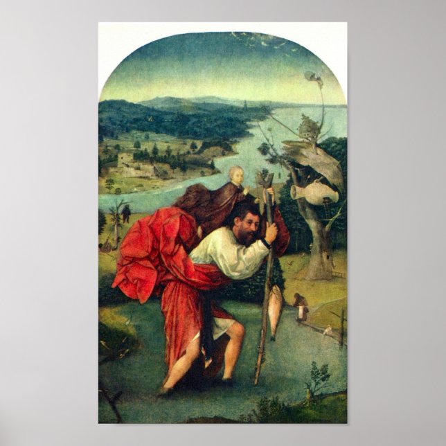 Hieronymus Bosch-St. Christopher Poster (Framsidan)