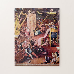 Hieronymus Bosch - trädgården av helvete Pussel