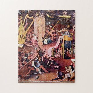 Hieronymus Bosch - trädgården av helvete Pussel