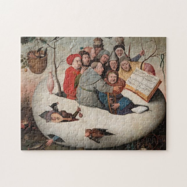 Hieronymus Boschs konsert i ägget Pussel (Horisontell)