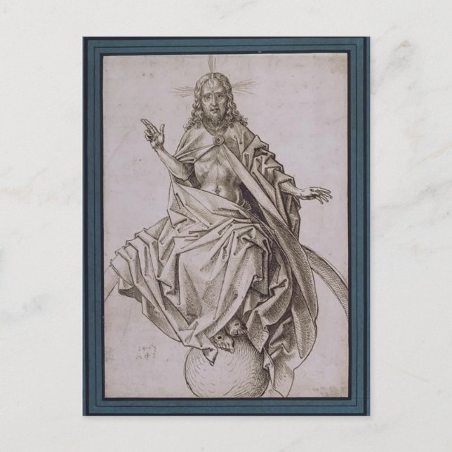 Hieronymus Boschs senaste dom (i detalj) Vykort (Framsida)