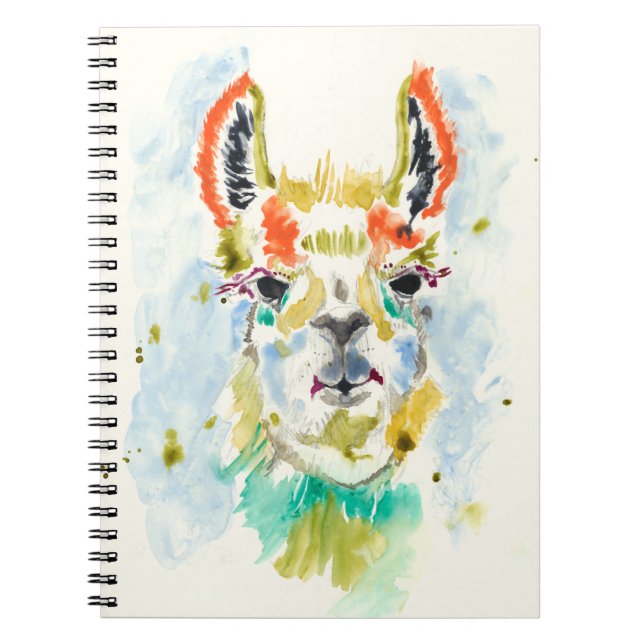 Hifi Llama - Porträtt Anteckningsbok (Framsidan)