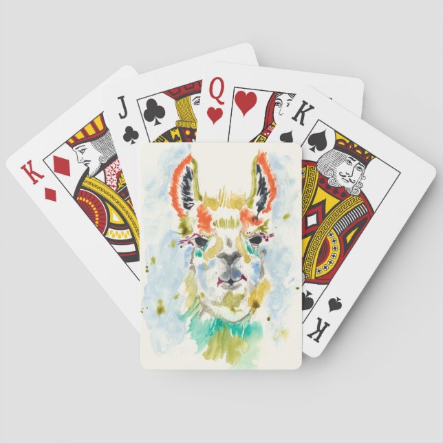 Hifi Llama - Porträtt Casinokort (Baksidan)