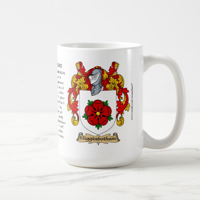 Higginbotham, ursprung, det menande och Cresen Kaffemugg (Höger)