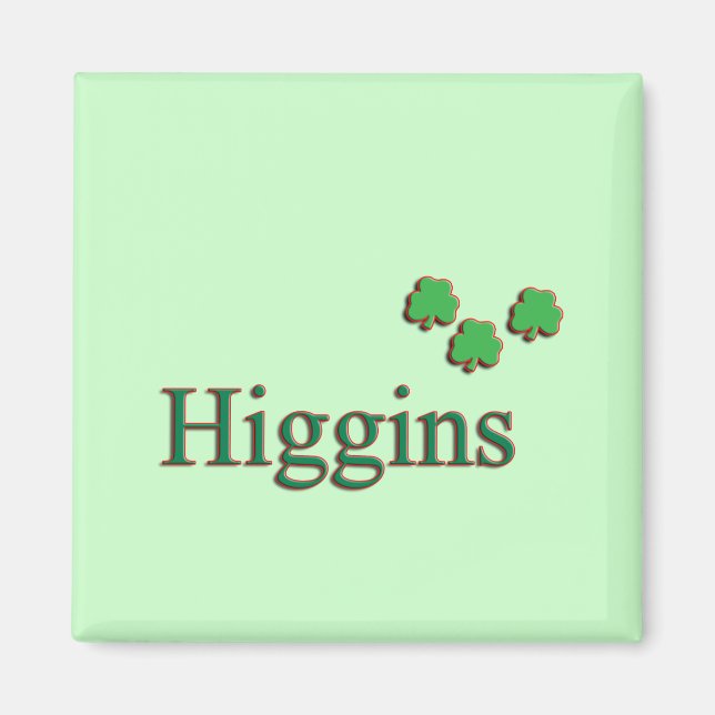 Higgins-familjen Magnet (Framsidan)