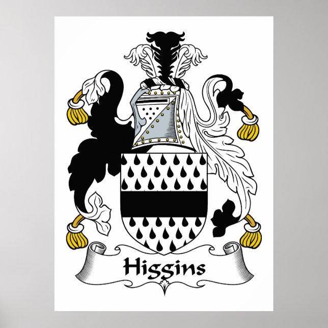 Higgins Family Crest Poster (Framsidan)