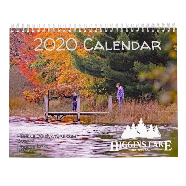 Higgins Sjö Nature 2020 Calendar c Kalender (Baksida)