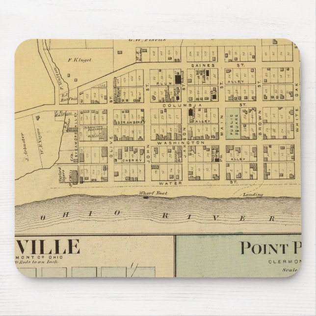 Higginsport, Ohio Musmatta (Framsidan)