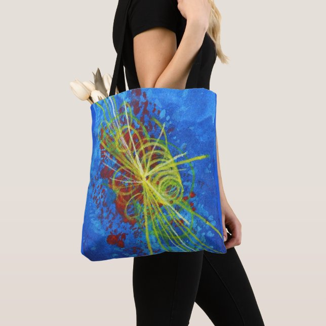 Higgs Boson Dubbla Sided Tote bag Tygkasse (Närbild)