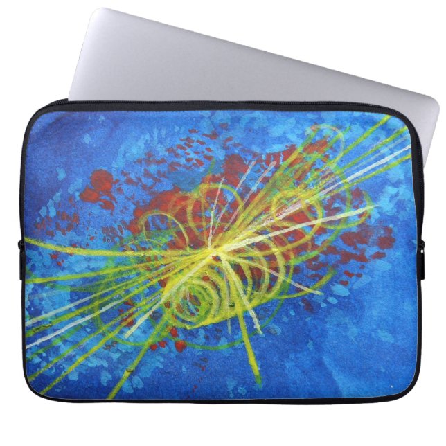 Higgs Boson laptop sleeve (Framsidan)
