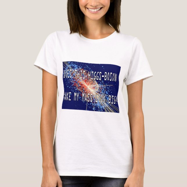 Higgs-Boson Mass T-shirt (Framsida)