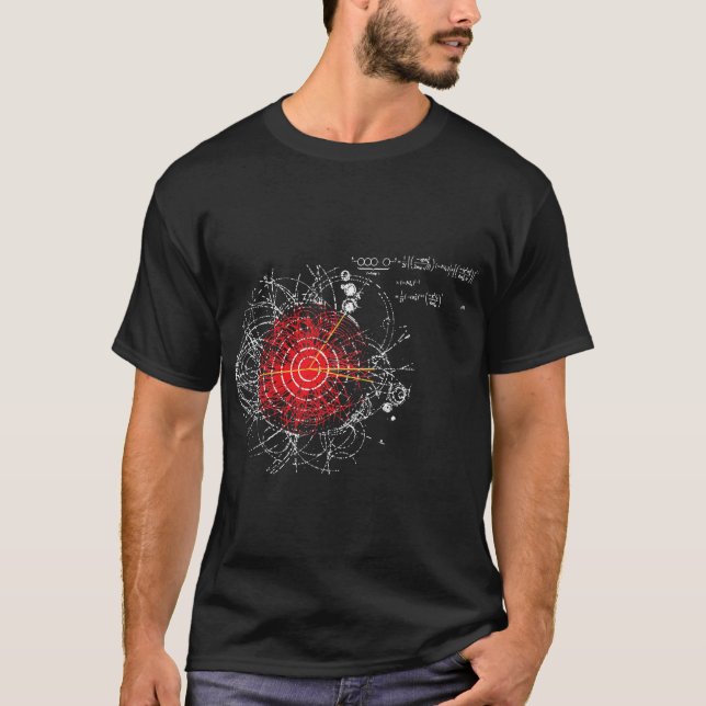 Higgs Boson Particle Physics Universiteten T-Shirt (Framsida)
