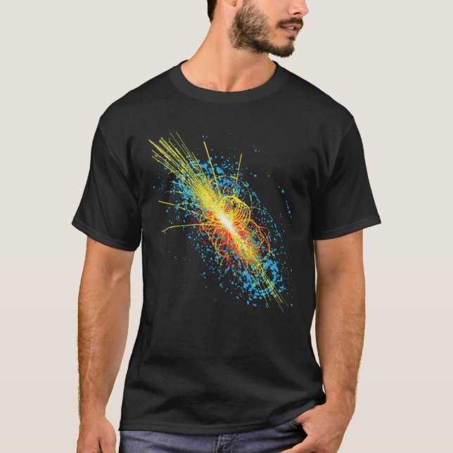 Higgs Boson Particle Quantum Teory Sci Fi Art Roli T Shirt (Framsida)