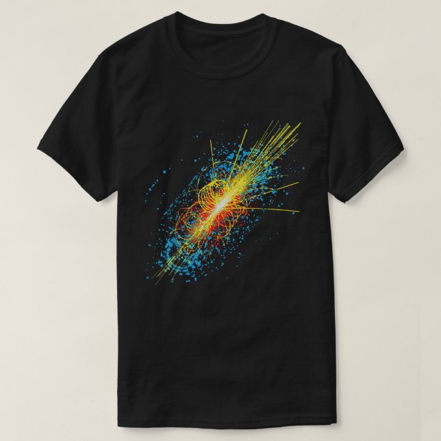 Higgs Boson Quantum Particle Collision Art T Shirt (Design framsida)