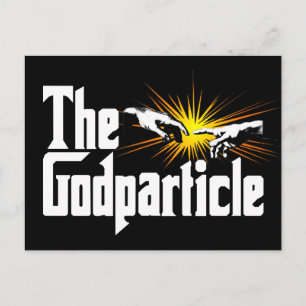 Higgs Boson the Godsple - Lusch Nerd Vykort