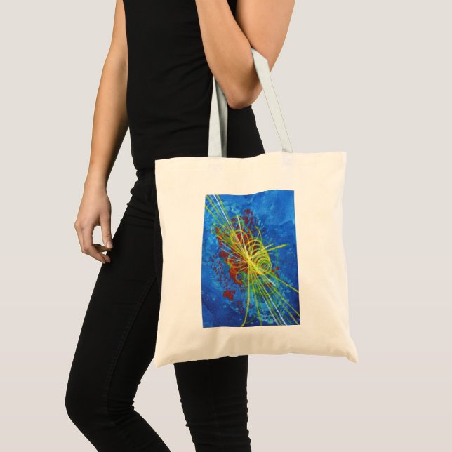 Higgs Boson Tote bag Tygkasse (Framsida (produkt))