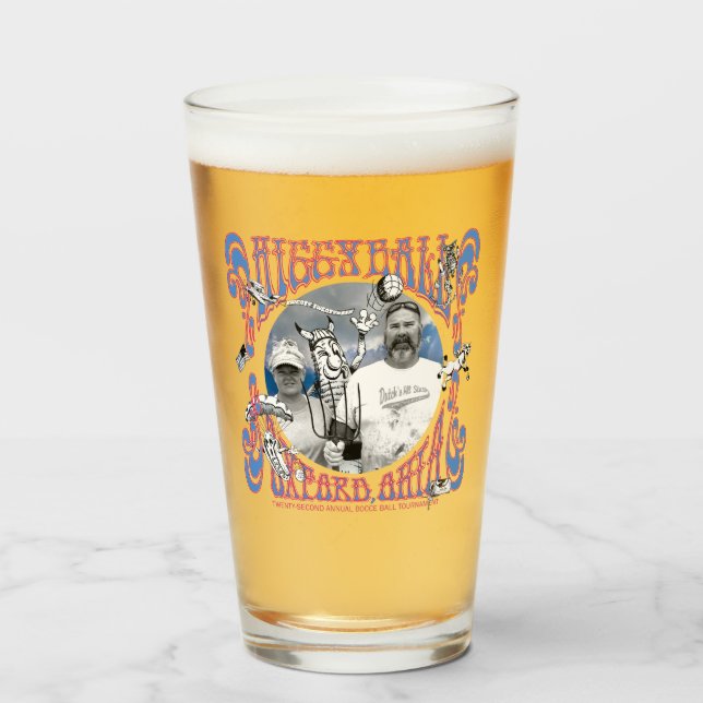 Higgyball Gotisk Pint Glas (Framsida fylld)