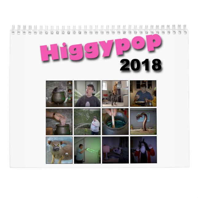 Higgypop drycker Calendat 2018 Kalender (Baksida)