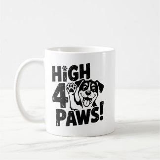 High 4 Paws Dog Kaffemugg