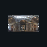 High Alter Saint Peter Basilica Baldacchino Canvastryck<br><div class="desc">Höga alter eller papal alter av Saint Peter's Basilica och Baldacchino (canopy) Vatican</div>
