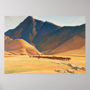High Backe of Tehachapi, 1936 av Maynard Dixon Poster