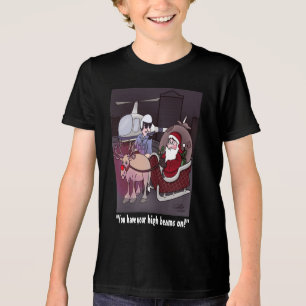 High Beams Boy's Black T Shirt