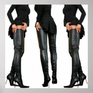 High Boot Models Thigh Poster