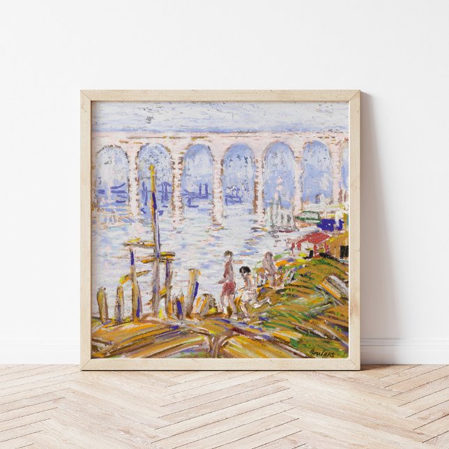 High Bridge Harlem River | George Luks Poster (Skapare uppladdad)