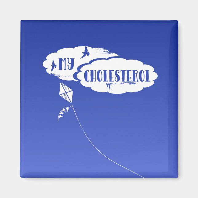 High Cholesterol Funny Magnet (Framsidan)