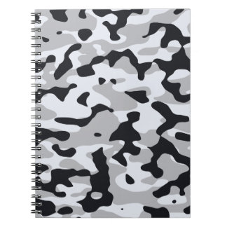 High contrast urban camouflage anteckningsbok