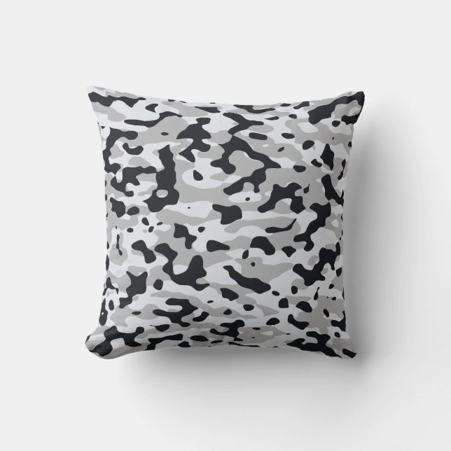 High contrast urban camouflage kudde (Framsida)