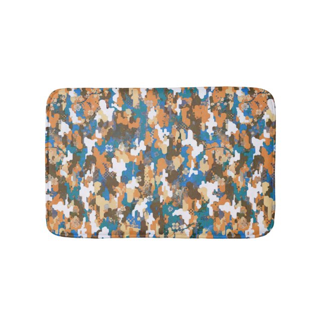 High-contrast Urban Digital Camouflage Pattern  Badrumsmatta (Framsidan)