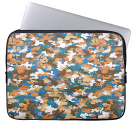 High-contrast Urban Digital Camouflage Pattern  Laptop Fodral
