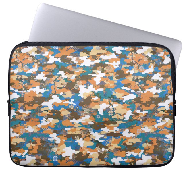 High-contrast Urban Digital Camouflage Pattern  Laptop Fodral (Framsidan)