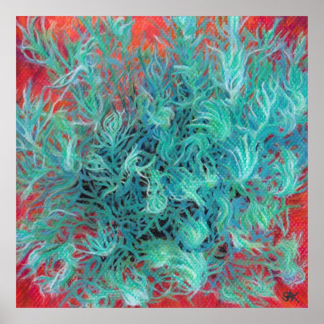 High Desert Sage Art Poster (Framsidan)