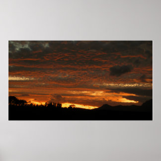 High Desert Sunset - Poster