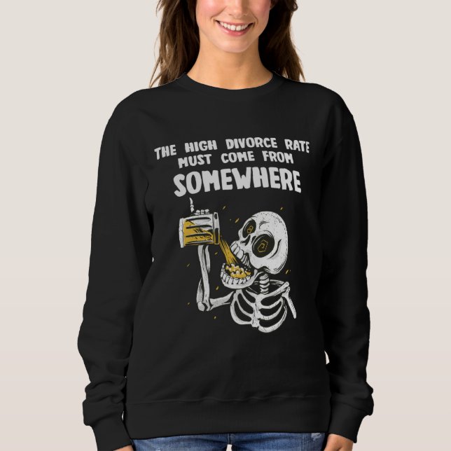High divorce rate Beer and  Bachelors Game T Shirt (Framsida)