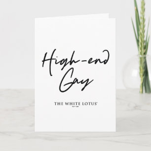 High-End Gay - den vita Lotus Kort