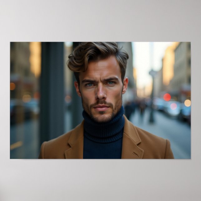 High-End Men's Business Suits (8K) Poster (Framsidan)