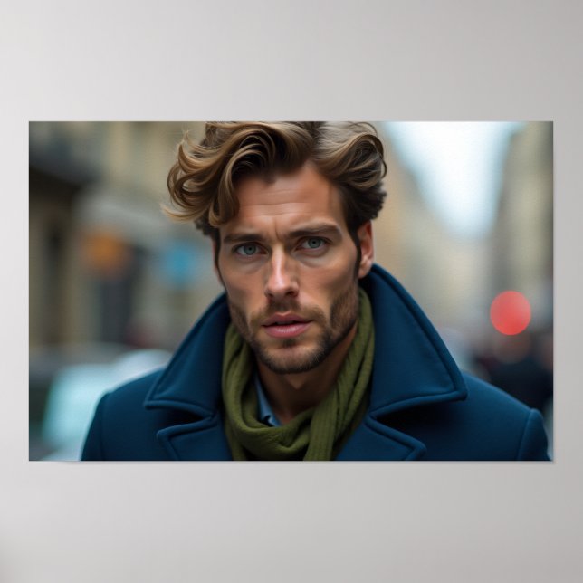 High-End Men's Business Suits (8K) Poster (Framsidan)