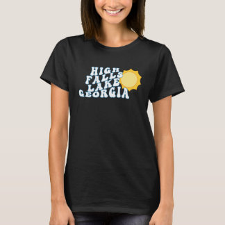 High Falls Lake Georgia GA Retro Family Vacation S T Shirt